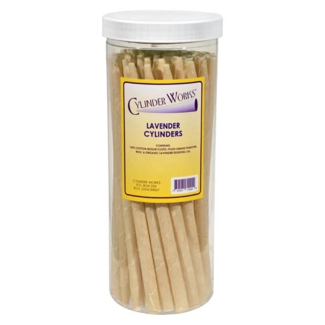ear candle, cylinder works lavender USA made